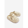 Vaikiškos šlepetės su putomis Crocs Beige Debesuota | Šlepetės vaikams | jai24.lt