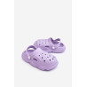 Vaikiškos šlepetės su putomis Crocs Beige Debesuota | Šlepetės vaikams | jai24.lt