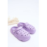 Vaikiškos šlepetės su putomis Crocs Beige Debesuota | Šlepetės vaikams | jai24.lt