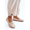 Moteriški zomšiniai mokasinai smėlio spalvos Lenvie | Mokasinai moterims | jai24.lt