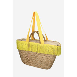Paplūdimio krepšys Nobo XP0320-C008 Smėlio spalvos-geltonas 198832
