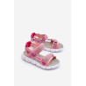 Vaikiški basutės su lipduku Big Star LL374202 Rožinė | Basutės vaikams | jai24.lt