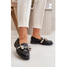 Odiniai Moteriški Loafers Juoda S.Barski HY42-330 | Pavasariniai batai | jai24.lt