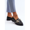 Odiniai Moteriški Loafers Juoda S.Barski HY42-330 | Pavasariniai batai | jai24.lt