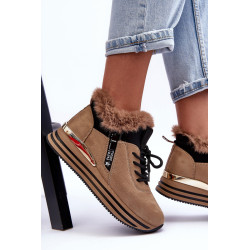 Kailio platforma sportiniai batai Tamsiai smėlio spalvos Jamarie 198896