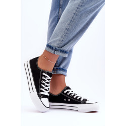 Klasikiniai žemos platformos sportbačiai, balti Jazlyn 198897