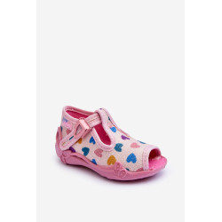 Pelių šlepetės Befado 213P137 pilkai rožinė 198902