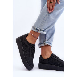 Moteriški sportiniai bateliai Juodos sidabrinės spalvos Aruba 198907