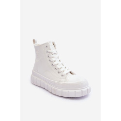 Odiniai dygsniuoti suvarstomi sportbačiai Big Star MM274624 balti 198924