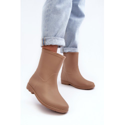 Moteriškos klasikinės Slip-on Galoshes Beige Solihia 198938