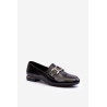 Moteriški mokasinai su puošmena Black Camilena | Pavasariniai batai | jai24.lt