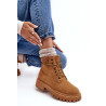 Moteriški dygsniuoti „Trapper“ batai „Camel Cross“ džinsai MM2R4011C | Auliniai batai moterims | jai24.lt