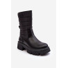 Sniego batai su užtrauktuku su flisu, juodi MM274068 Big Star | Žieminiai batai | jai24.lt