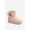 Vaikiški sniego batai, paminkštinti smėlio spalvos kailiu Big Star MM374084 | Aulinukai vaikams | jai24.lt