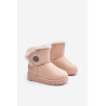 Vaikiški sniego batai, paminkštinti smėlio spalvos kailiu Big Star MM374084 | Aulinukai vaikams | jai24.lt