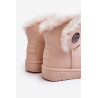 Vaikiški sniego batai, paminkštinti smėlio spalvos kailiu Big Star MM374084 | Aulinukai vaikams | jai24.lt