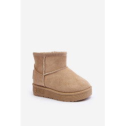 Vaikiški sniego batai su kailiu pamušalu su užtrauktuku Black Big Star MM374100 198979