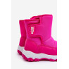 Vaikiški suvarstomi sniego batai su vilna pamušalu rožinės spalvos Big Star MM374121 | Aulinukai vaikams | jai24.lt