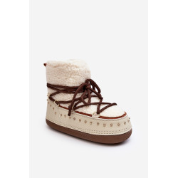 Moteriški paminkštinti sniego batai rudi Rohes 198984