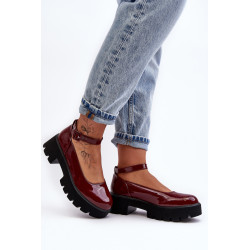 Moteriški žemakulniai batai su sagtimi Black Owen 198994