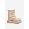 Moteriški sniego batai storu padu GOE MM2N4079 smėlio spalvos | Žieminiai batai | jai24.lt