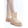 Moteriški sniego batai storu padu GOE MM2N4079 smėlio spalvos | Žieminiai batai | jai24.lt