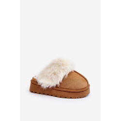 Vaikiškos šlepetės su dirbtiniu kailiu Birasta 199029