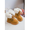 Vaikiški batai su užtrauktuku ir dirbtiniu kailiu Camel Gerande | Aulinukai vaikams | jai24.lt