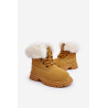 Vaikiški batai su užtrauktuku ir dirbtiniu kailiu Camel Gerande | Aulinukai vaikams | jai24.lt