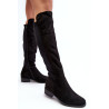 Moteriški odiniai batai iki kelių SBarski HY27098A juodi | Ilgaauliai batai | jai24.lt