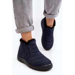 Žemi moteriški sniego batai su pamušalu Navy Enmore 199061