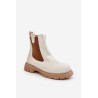 Moteriški batai su užtrauktuku White Ramhel | Auliniai batai moterims | jai24.lt