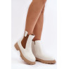 Moteriški batai su užtrauktuku White Ramhel | Auliniai batai moterims | jai24.lt