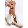 Moteriški batai su užtrauktuku White Ramhel | Auliniai batai moterims | jai24.lt