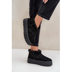 Moteriški Sniego Batai Ant Platformos Juodi Ninala 199072