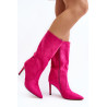 Moteriški batai su „Stiletto Fuchsia Odetteia“. | Ilgaauliai batai | jai24.lt