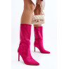 Moteriški batai su „Stiletto Fuchsia Odetteia“. | Ilgaauliai batai | jai24.lt