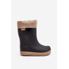 Vaikiški velniukai su vidiniu pamušalu Snow Wave Gokids 981 Black-Beige | Guminiai batai vaikams | jai24.lt