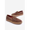 Vyriški zomšiniai Loafers Batai Zazoo 1566 Ruda | Klasikiniai batai vyrams | jai24.lt