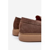 Vyriški zomšiniai Loafers Batai Zazoo 1566 Ruda | Klasikiniai batai vyrams | jai24.lt