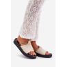 Odiniai moteriški sandalai Zazoo 2659/005 Sidabras | Šlepetės | jai24.lt
