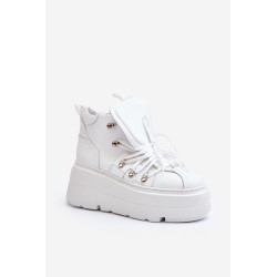 Zazoo 3416 Odiniai moteriški sportiniai batai, balti 199185