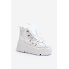 Zazoo 3416 Odiniai moteriški sportiniai batai, balti | Kedai | jai24.lt