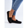 Moteriškos juodos grotelės Loafers Rasirna | Mokasinai moterims | jai24.lt