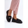 Patentiniai moteriški batai su lanku Laura Messi 2786 juodi | Mokasinai moterims | jai24.lt