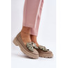 Moteriški odiniai mokasinai su lankeliu Laura Messi 2787 Beige | Mokasinai moterims | jai24.lt