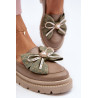 Moteriški odiniai mokasinai su lankeliu Laura Messi 2787 Beige | Mokasinai moterims | jai24.lt
