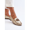 Moteriški odiniai mokasinai su puošmena Laura Messi 2761 Beige | Mokasinai moterims | jai24.lt