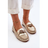 Moteriški odiniai mokasinai su puošmena Laura Messi 2761 Beige | Mokasinai moterims | jai24.lt