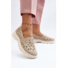 Smėlio spalvos moteriški iškirpti batai Emilei | Pavasariniai batai | jai24.lt